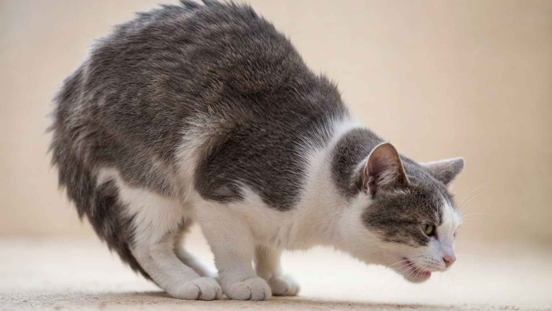 gato con asma dificultad respiratoria